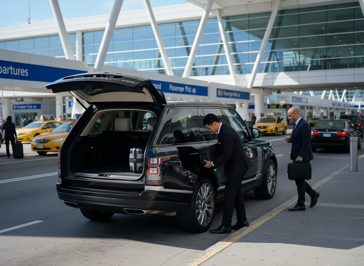 Passenger luggage airport pickup